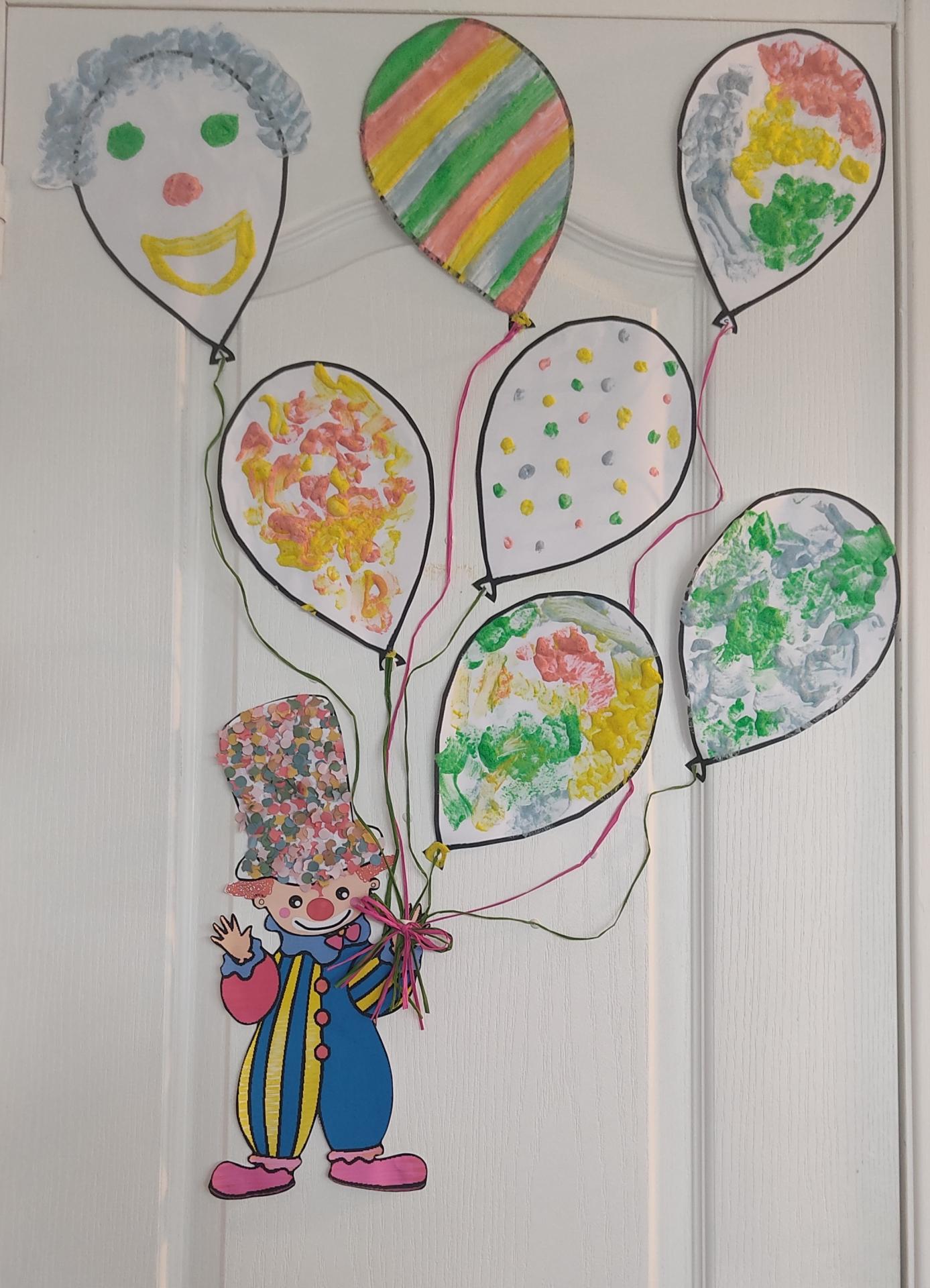 Ballon peinture gonflante