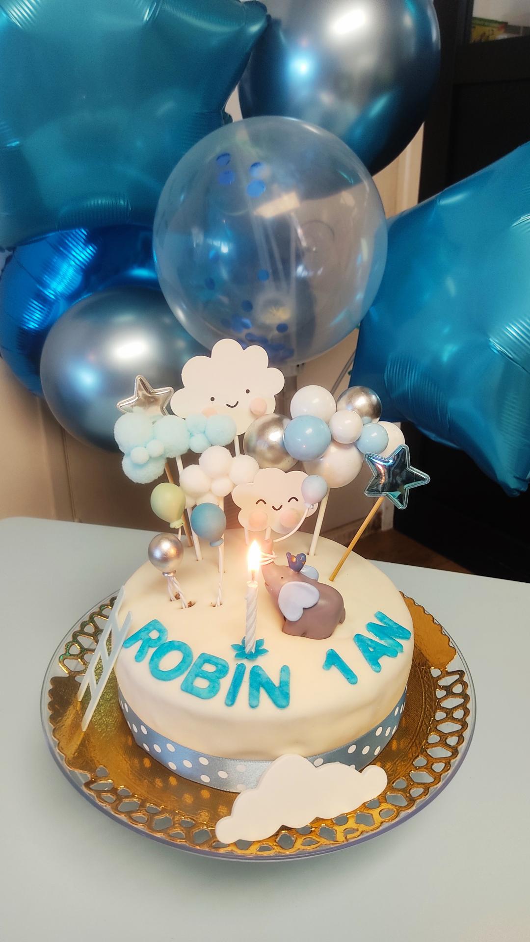 Gateau robin 1 an